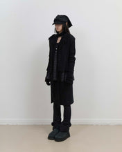 Load image into Gallery viewer, OJOS Tassel Collar Knit Cardigan Black
