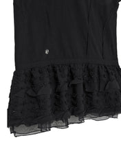 将图片加载到图库查看器，FLARE UP Layered Frill T-Shirt Black

