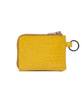 Load image into Gallery viewer, WKNDRS Croc Card Wallet Yellow
