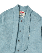 Load image into Gallery viewer, N. Archive Tie Detail Vintage Medal Knit Cardigan Ash Blue
