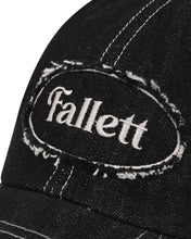 Load image into Gallery viewer, Fallett Vintage Denim Ball Cap Black
