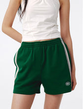 Load image into Gallery viewer, Kijun Double Line Track Shorts Green

