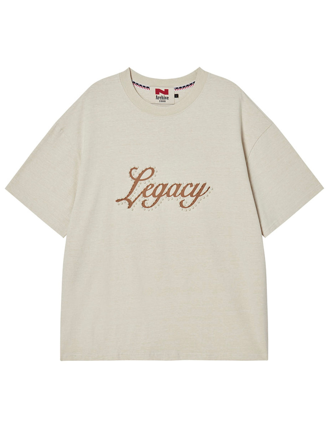N. Archive Pearl Legacy Archive T-Shirt Washed Ivory
