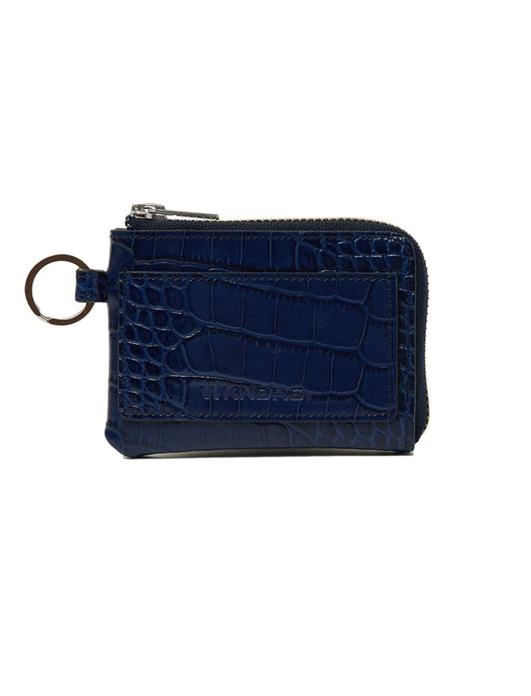 WKNDRS Croc Card Wallet Navy