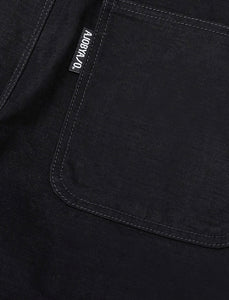 AJOBYAJO Asymmetric Cotton Pants Black