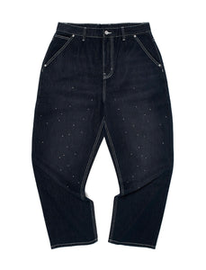 WKNDRS Rhinestone Denim Pants Denim