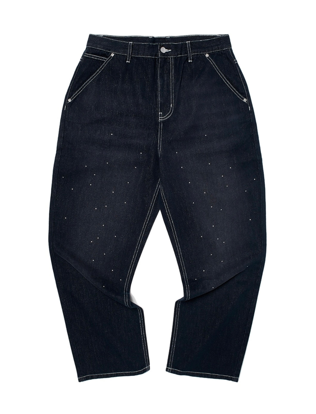 WKNDRS Rhinestone Denim Pants Denim
