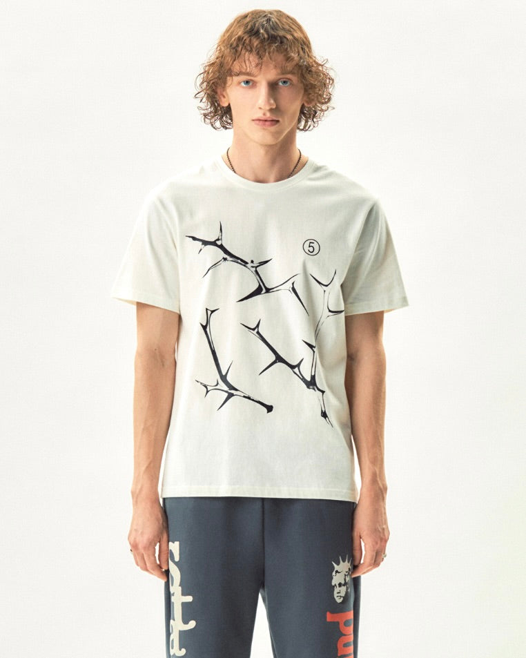 Tee Library Thorn T-shirt Off White