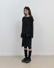 Load image into Gallery viewer, OJOS Halter Strap Long Sleeve Black
