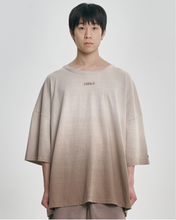 Load image into Gallery viewer, AJOBYAJO Gradation Washed T-shirt Brown
