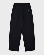 Load image into Gallery viewer, Fallett Two Tuck Cotton Pants Navy

