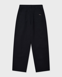 Fallett Two Tuck Cotton Pants Navy