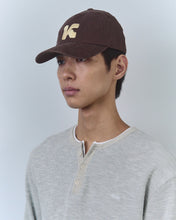 Load image into Gallery viewer, Kijun K Symbol Cap Brown
