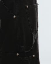 Load image into Gallery viewer, Adlielos A401 Helios Double Knee Carpenter Flare Jeans Black
