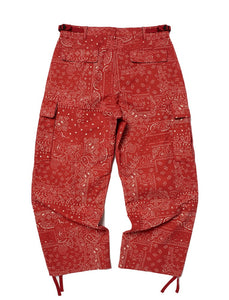WKNDRS Magic Cargo Pants Red