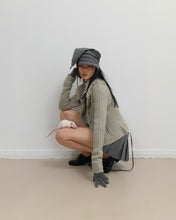 Load image into Gallery viewer, OJOS Tassel Collar Knit Cardigan Grey
