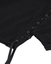 将图片加载到图库查看器，Adlielos Side Lace-Up Sweatshirt Black
