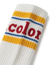 将图片加载到图库查看器，Kodak Kodacolor Crew Socks Yellow
