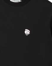 Load image into Gallery viewer, ILP Bonjour Dog Wappen T-Shirt Black
