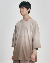 Load image into Gallery viewer, AJOBYAJO Gradation Washed T-shirt Brown
