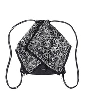 Load image into Gallery viewer, AJOBYAJO Bandana Drawsting Bag Black
