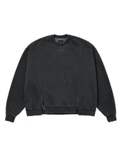 Load image into Gallery viewer, AJOBYAJO Twofold Wide Washed Sweatshirt Charcoal
