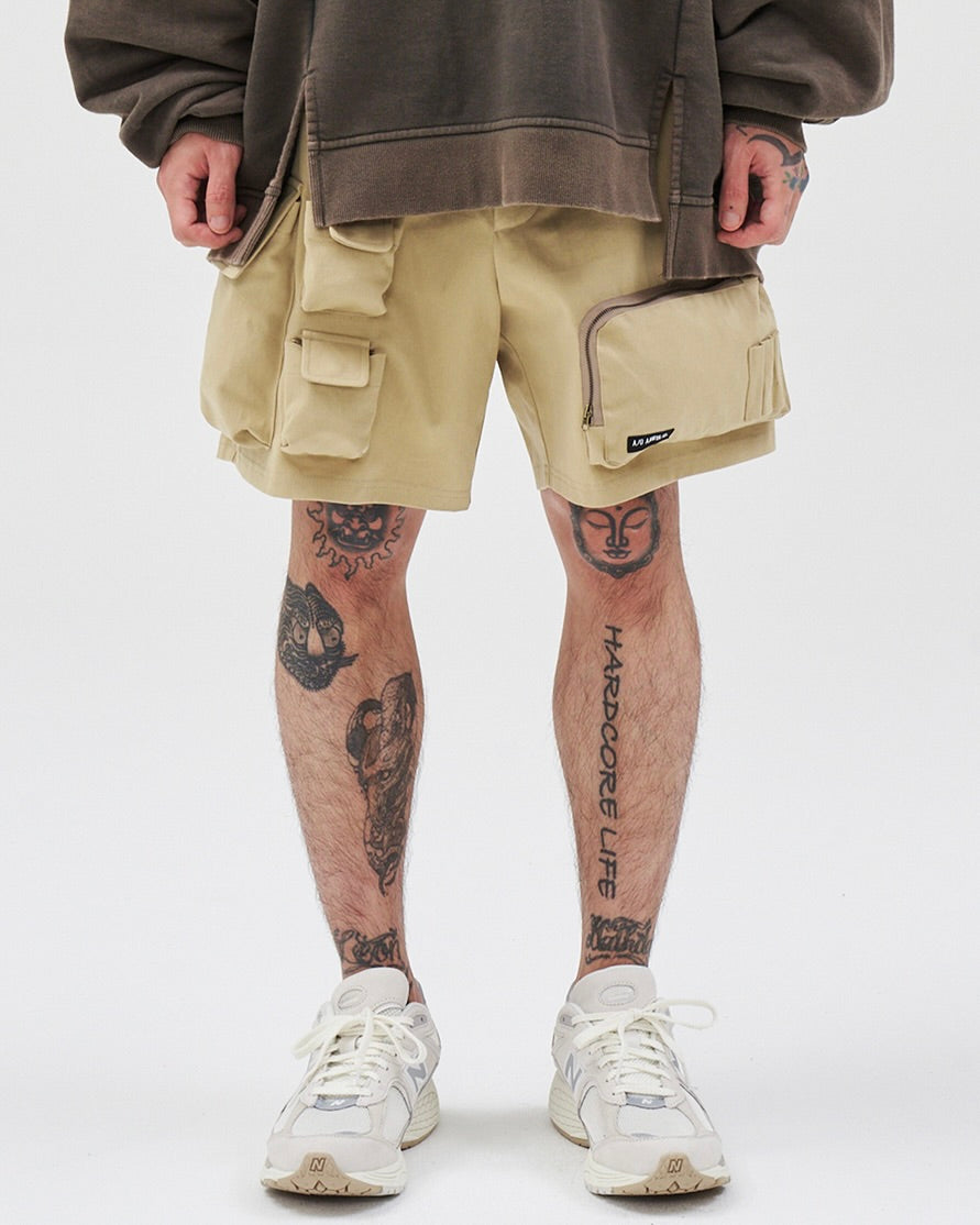 AJOBYAJO Cargo Shorts Beige