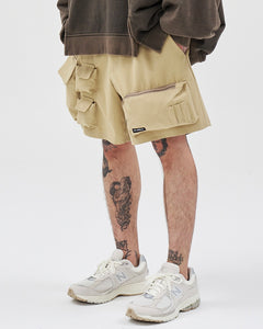 AJOBYAJO Cargo Shorts Beige