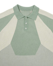 Load image into Gallery viewer, AJOBYAJO Paneled Two-Tone Polo Shirt Mint
