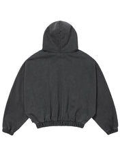 Load image into Gallery viewer, AJOBYAJO University Wappen Batwing Hoodie Charcoal
