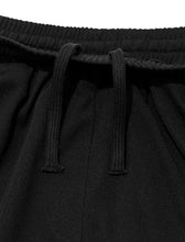 Load image into Gallery viewer, Kijun Frill Jersey Shorts Black Ivory
