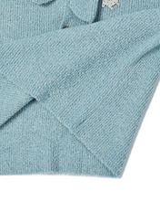 Load image into Gallery viewer, N. Archive Tie Detail Vintage Medal Knit Cardigan Ash Blue
