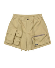 Load image into Gallery viewer, AJOBYAJO Cargo Shorts Beige
