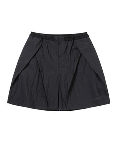 AJOBYAJO Tulip Nylon Wide Shorts Black