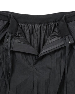 AJOBYAJO Tulip Nylon Wide Shorts Black