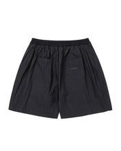 Load image into Gallery viewer, AJOBYAJO Tulip Nylon Wide Shorts Black
