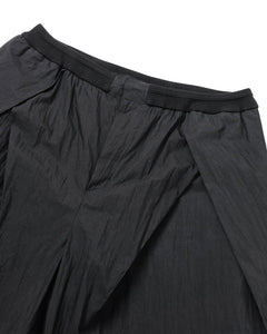 AJOBYAJO Tulip Nylon Wide Shorts Black