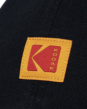 将图片加载到图库查看器，Kodak Relax Fit Square Logo Ball Cap Black
