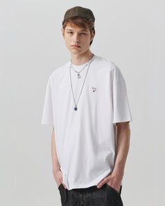 ILP Bonjour Dog Wappen T-Shirt White