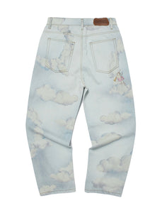 WKNDRS Angel Denim Pants Sky Blue