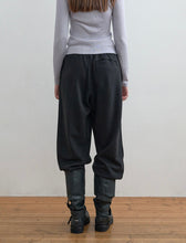 Load image into Gallery viewer, Kijun Double Line Track Pants Black

