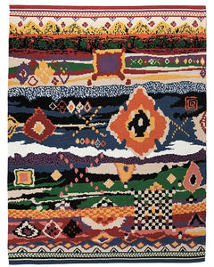 UNALLOYED Argyle Ethnic Blanket