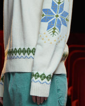 Load image into Gallery viewer, UNALLOYED Argyle Nordic Knit Ivory
