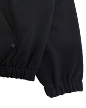 Load image into Gallery viewer, PLASMA SPHERE Floral Applique Hooded Jumper Black
