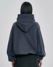 Load image into Gallery viewer, AJOBYAJO University Wappen Batwing Hoodie Navy
