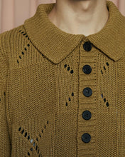 Load image into Gallery viewer, UNALLOYED Button Argyle Jacket Olive
