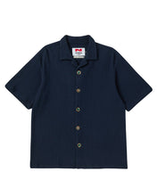 Load image into Gallery viewer, N Archive 90s Vintage Button Knit Shirt Navy
