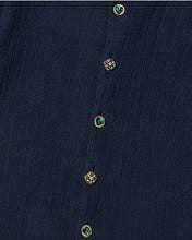 Load image into Gallery viewer, N Archive 90s Vintage Button Knit Shirt Navy
