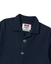 Load image into Gallery viewer, N Archive 90s Vintage Button Knit Shirt Navy
