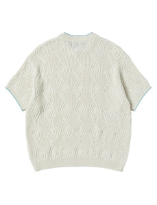 N. Archive Fine Cotton Yarn Cable Knit Ivory